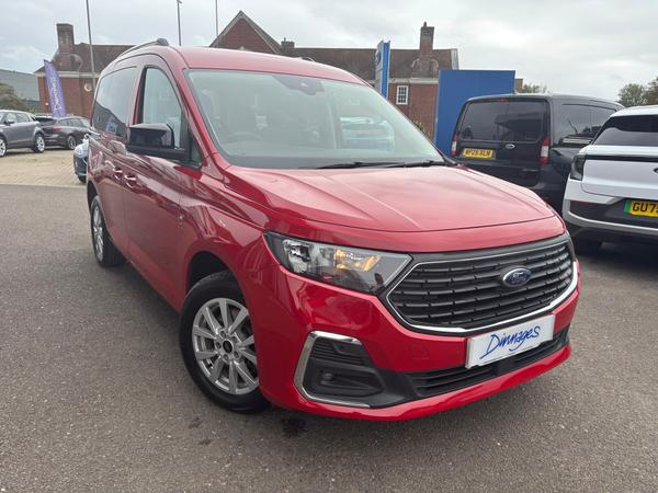 Used 2023 Ford Tourneo Connect 2.0 EcoBlue Titanium MPV 5dr Diesel DCT Euro 6 (s/s) (122 ps) Lava Red at Dinnages