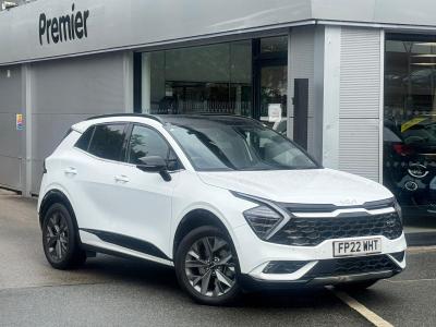 Used 2022 Kia Sportage 1.6 T-GDi ISG HEV GT-LINE S Fusion White at Kia Motors UK