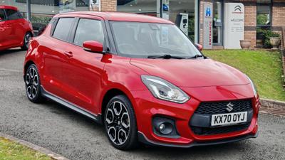 Used 2020 Suzuki Swift 1.4 Boosterjet MHEV Sport Hatchback 5dr Petrol Hybrid Manual Euro 6 (s/s) (129 ps)**FANTASTIC, LOW MILEAGE EXAMPLE, BALANCE OF SUZUKI 10 YR WARRANTY** at Motorhouse Coleford