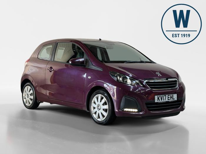 Used 2017 Peugeot 108 1.0 Active Hatchback 3dr Petrol Manual Euro 6 (68 ps) Purple at Windsors of Wallasey