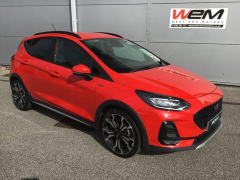 Used 2023 Ford Fiesta 1.0T EcoBoost MHEV Active X Edition Hatchback 5dr Petrol Manual Euro 6 (s/s) (125 ps) Red at West End Motors Bodmin