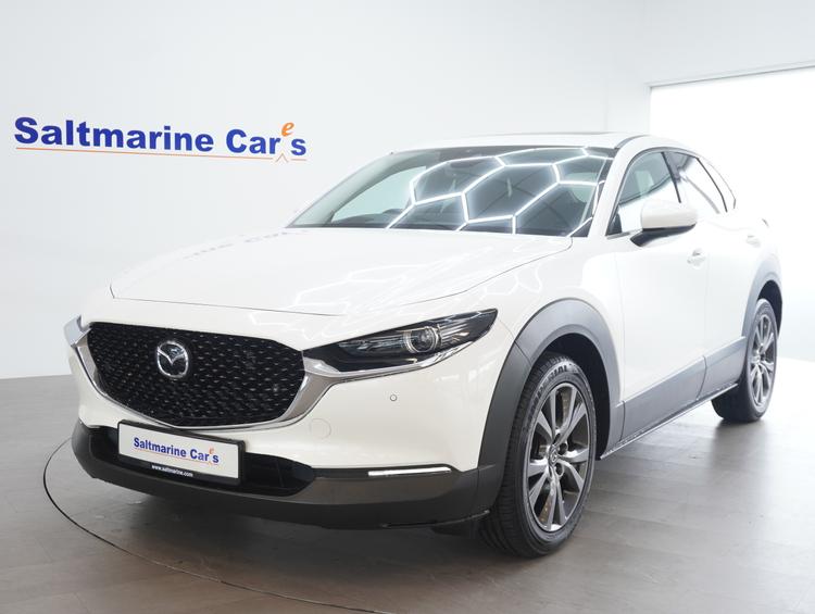 Used 2022 Mazda CX-30 Sport Lux (186 ps) Snowflake White Pearl at #sitename#