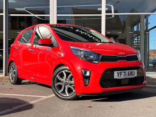 Used 2021 Kia Picanto 1.0 DPi 3 Hatchback 5dr Petrol AMT Euro 6 (s/s) (66 bhp) Red at Piccadilly Motors