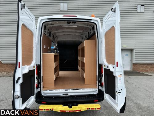 Used 2026 Ford Transit L3H3 130ps RWD, Utility, Workshop, Splicing,Civils, Air-Con On Board Power, Tow bar & Step, 3-Ton Towing Frozen White at Dack Vans