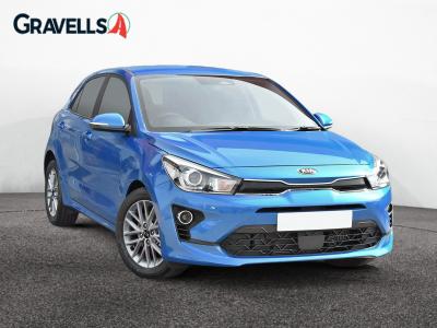 Used 2023 Kia RIO 1.2 2 Hatchback 5dr Petrol Manual Euro 6 (s/s) (83 bhp) Blue at Gravells