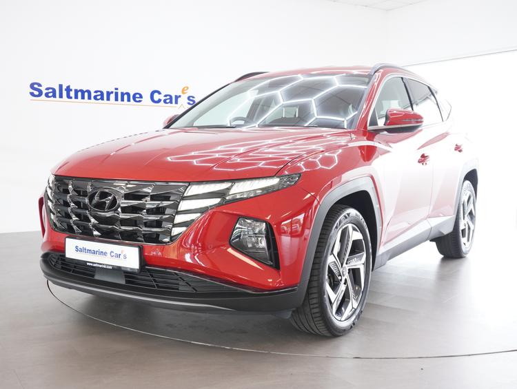 Used 2022 Hyundai TUCSON 1.6 h T-GDi Premium SUV 5dr Petrol Hybrid Auto Euro 6 (s/s) (230 ps) Engine Red at #sitename#