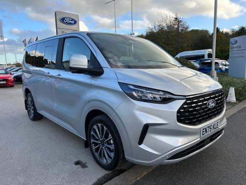 Used 2026 Ford Tourneo Custom 2.0 ECOBLUE TITANIUM X 170PS DIESEL AUTO LOW MILEAGE Silver at Lawtons of Tadcaster