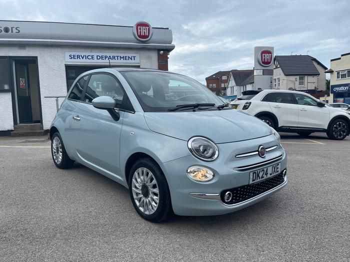 Used 2024 Fiat 500 1.0 MHEV Hatchback 3dr Petrol Manual Euro 6 (s/s) (70 bhp) Green at Gravells