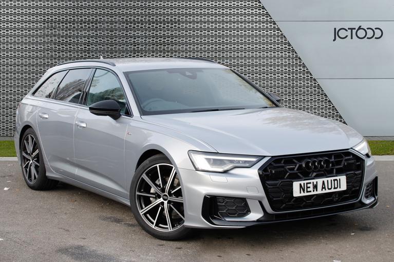 Used 1900 AUDI A6 Avant Audi A6 Avant Black Edition TDI quattro 204PS S Tronic Floret Silver at JCT600