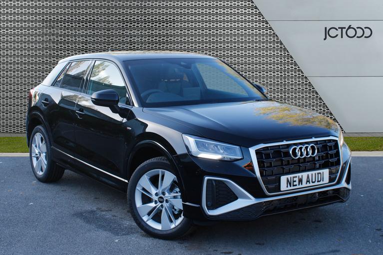 Used 1900 AUDI Q2 Audi Q2 S line 35 TFSI 150 PS S Tronic Mythos Black at JCT600