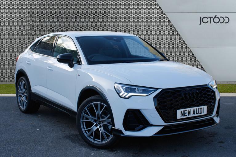 Used 1900 AUDI Q3 Audi Q3 Sportback Black Edition 35TFSI 150PS S Tronic Glacier White at JCT600