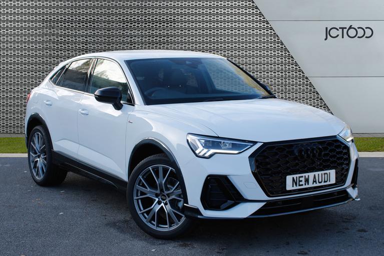 Used 1900 AUDI Q3 Audi Q3 Sportback Black Edition 35TFSI 150PS S Tronic Glacier White at JCT600