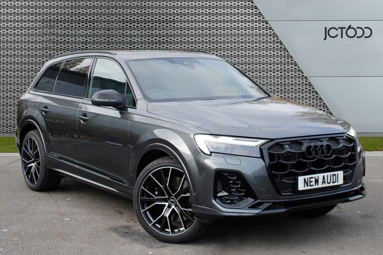 Used 1900 AUDI Q7 Audi SQ7 SUV Black Edition TFSI 507PS Tiptronic Daytona Grey at JCT600