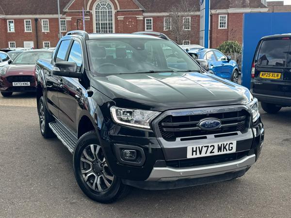 Used 2022 Ford Ranger 2.0 EcoBlue Wildtrak Pickup Double Cab 4dr Diesel Auto 4WD Euro 6 (s/s) (213 ps) at Dinnages