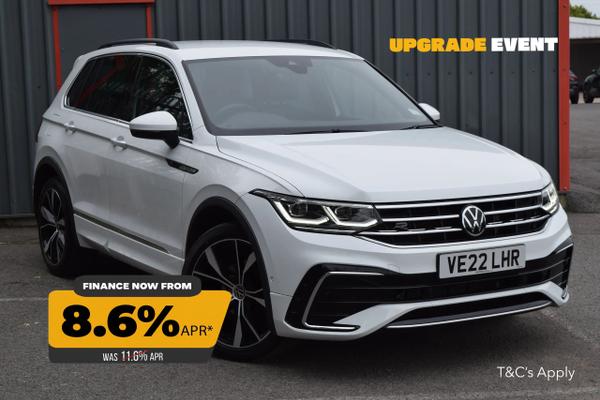 Used 2022 Volkswagen TIGUAN 1.5 TSI 150 R-Line 5dr DSG White at SERE Motors