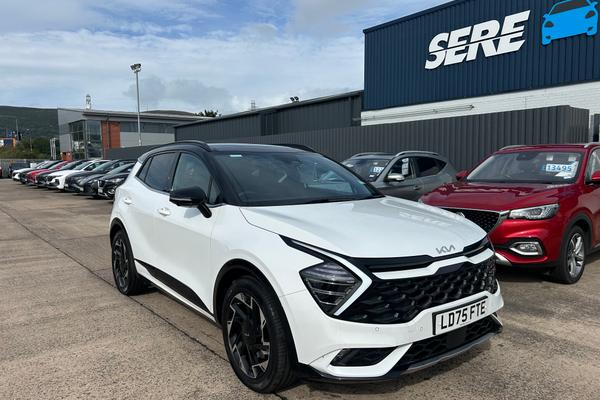 Used 2025 Kia SPORTAGE 1.6T GDi 157 48V ISG GT-Line S 5dr DCT White at SERE Motors