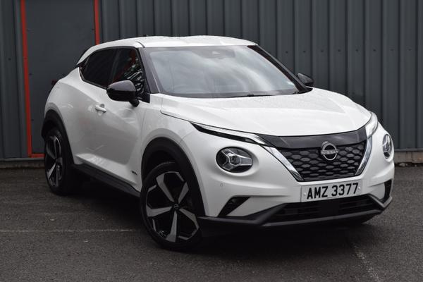 Used 2023 Nissan JUKE 1.6 Hybrid Tekna 5dr Auto White at SERE Motors