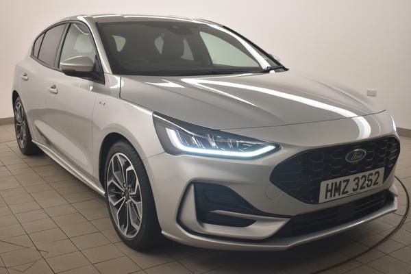 Used 2025 Ford FOCUS 1.0 EcoBoost Hybrid mHEV 155 ST-Line X 5dr Auto Silver at SERE Motors