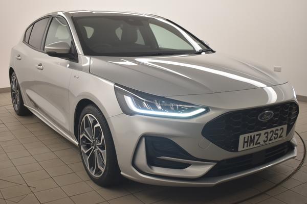 Used 2025 Ford FOCUS 1.0 EcoBoost Hybrid mHEV 155 ST-Line X 5dr Auto Silver at SERE Motors