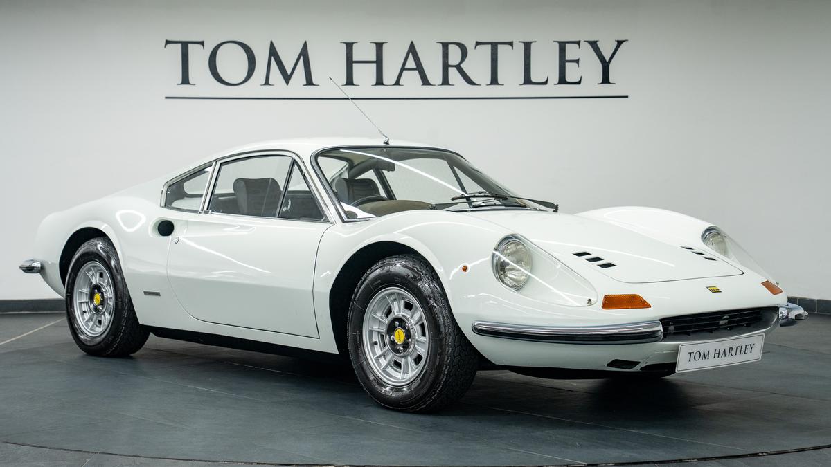Used 1972 Ferrari 246 Dino GT 1 Owner Bianco Polo Park at Tom Hartley