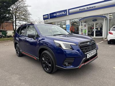 Used 2024 Subaru Forester 2.0 e-Boxer Sport SUV 5dr Petrol Hybrid Lineartronic 4WD Euro 6 (s/s) (150 ps) at Poole Subaru