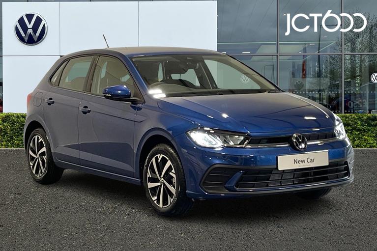 Used ~ VOLKSWAGEN Polo Life 1.0 TSI 95PS 5-speed Manual 5 Door Reef Blue at JCT600