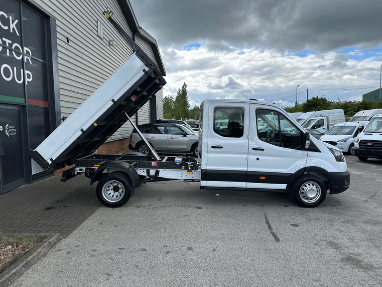 Ford Transit L3 Double Cab Alloy One Way Tipper, Air Con