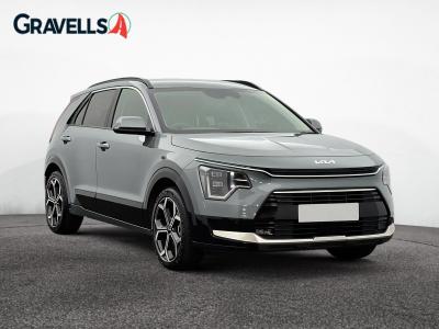 Used 2024 Kia NIRO 1.6h GDi 3 SUV 5dr Petrol Hybrid DCT Euro 6 (s/s) (139 bhp) steel grey at Gravells