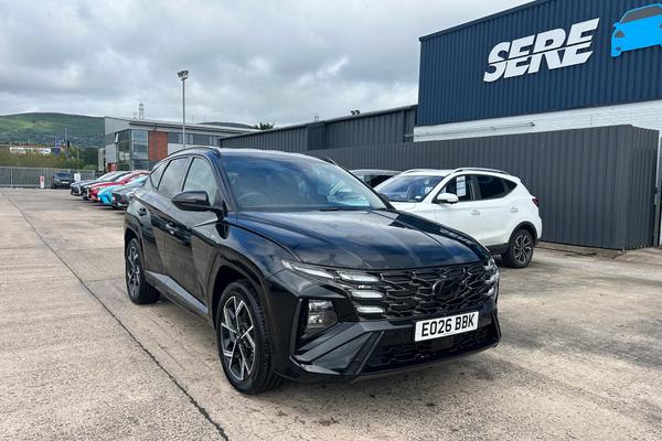 Used 2026 Hyundai TUCSON 1.6T 239 Hybrid N Line 5dr Auto Black at SERE Motors