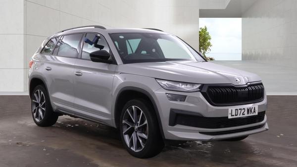 Used 2022 Skoda KODIAQ 1.5 TSI Sport Line 5dr DSG [7 Seat] Grey at SERE Motors