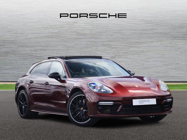 Used 2022 PORSCHE Panamera 2.9 V6 E-Hybrid 17.9kWh 4S Sport Turismo 5dr Petrol Plug-in Hybrid PDK 4WD Euro 6 (s/s) (3.6 kW Charger) (560 ps) Red at JCT600