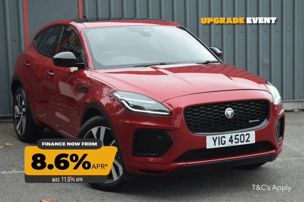 Used 2023 Jaguar E-PACE 2.0 D200 R-Dynamic HSE Black 5dr Auto Red at SERE Motors