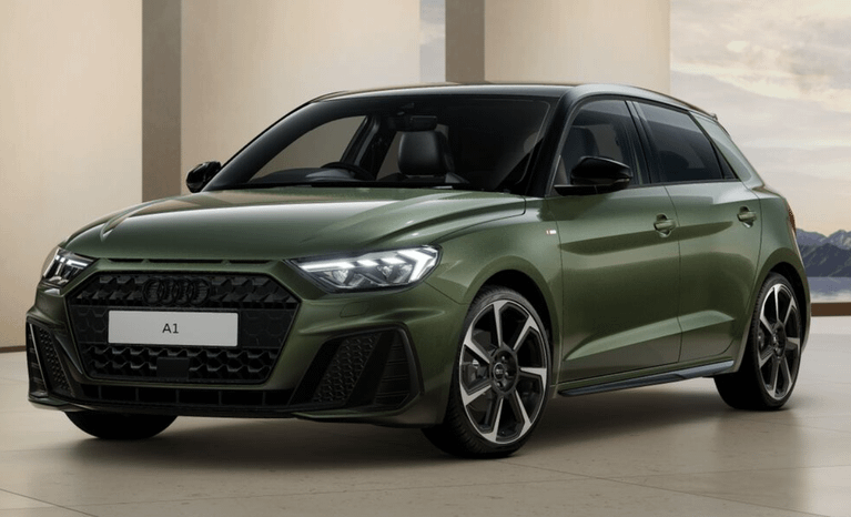 Used 2026 AUDI  A1 Sportback Audi A1 Sportback Black Edition District green, metallic Mythos black, metallic at JCT600