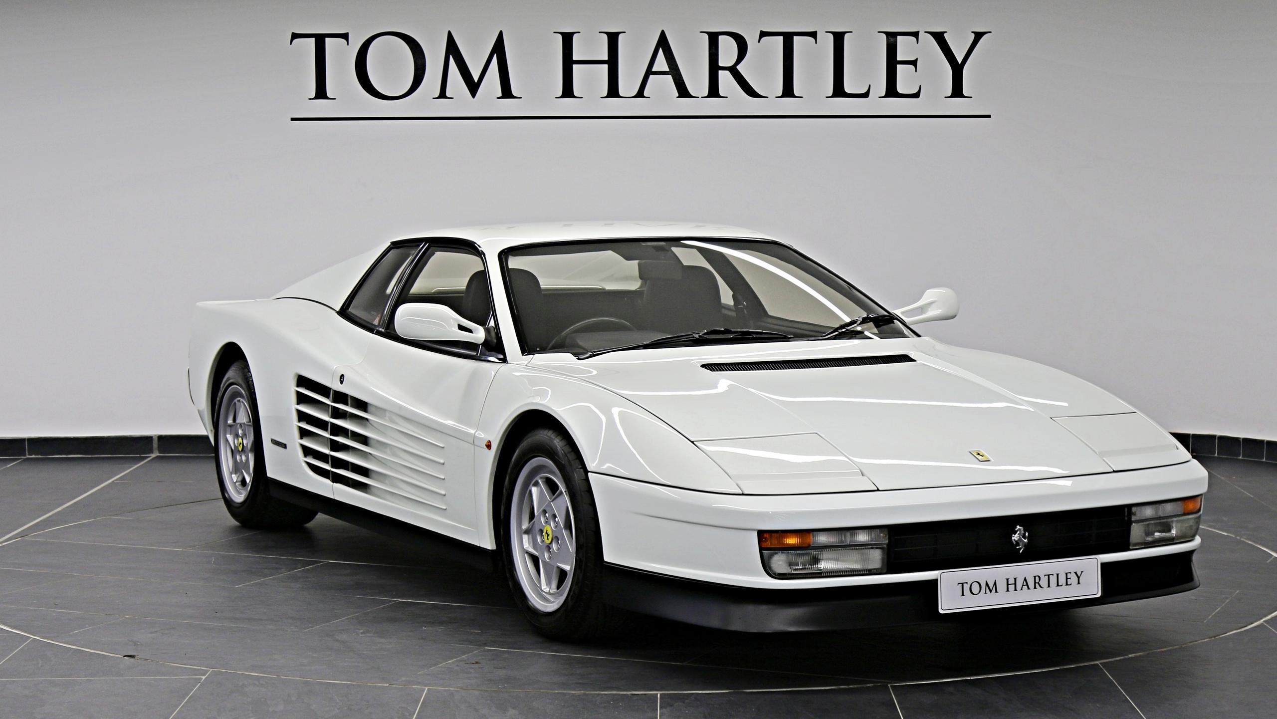 1991 ferrari testarossa white