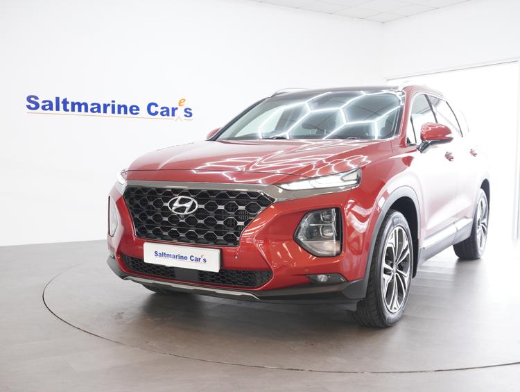 Used 2018 Hyundai Santa Fe 2.2 CRDi Premium SE SUV 5dr Diesel Auto 4WD Euro 6 (s/s) 7 Seat (200 ps) Lava Orange at #sitename#