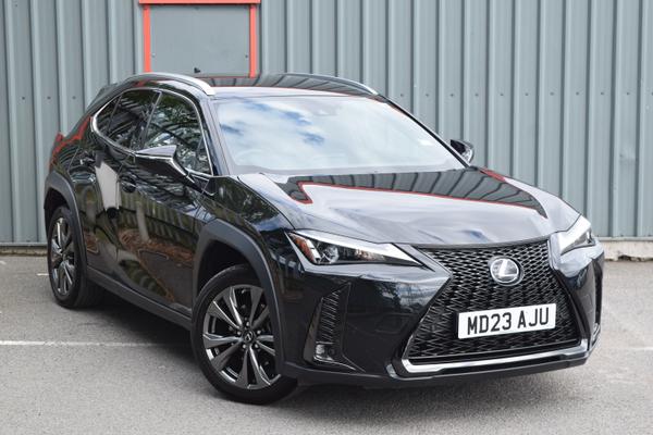 Used 2023 LEXUS UX 250h 2.0 F-Sport Design 5dr CVT Black at SERE Motors