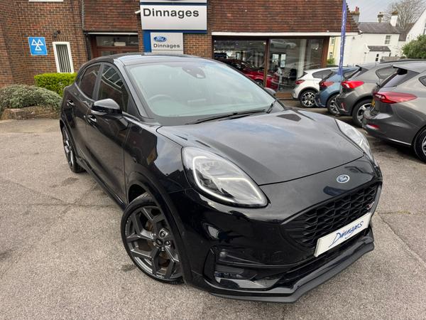 Used 2024 Ford Puma 1.0T EcoBoost MHEV ST SUV 5dr Petrol Hybrid DCT Euro 6 (s/s) (170 ps) Agate Black at Dinnages
