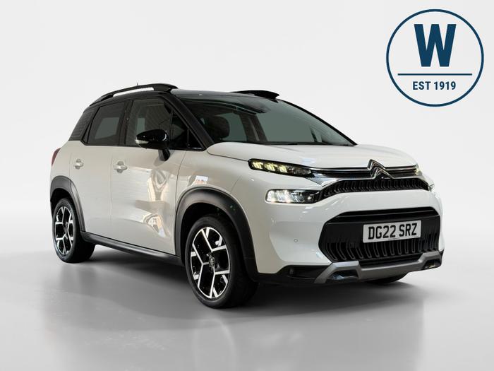 Used 2022 Citroen C3 Aircross 1.2 PureTech Shine Plus SUV 5dr Petrol EAT6 Euro 6 (s/s) (130 ps) White at Windsors of Wallasey