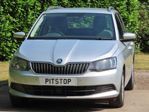 Used 2018 Skoda Fabia 1.0 TSI SE Estate 5dr Petrol Manual Euro 6 (s/s) (110 ps) Silver metallic at #sitename#
