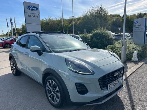 Used 2025 Ford Puma 1.0 MHEV TITANIUM MILD HYBRID MEGA SPEC Cactus Grey at Lawtons of Tadcaster