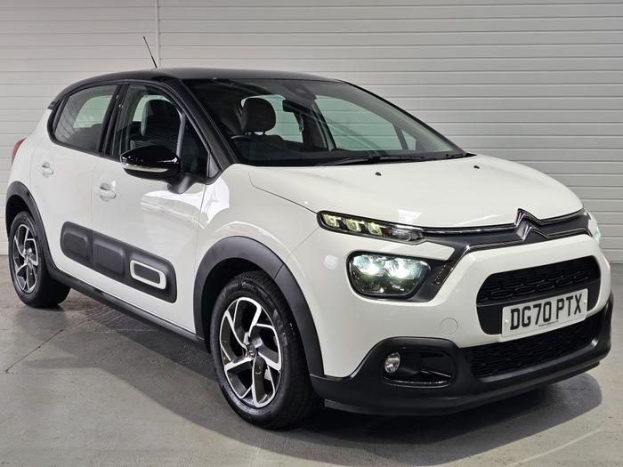 Used 2020 Citroen C3 PURETECH FLAIR S/S EAT6 WHITE at Windsors of Wallasey