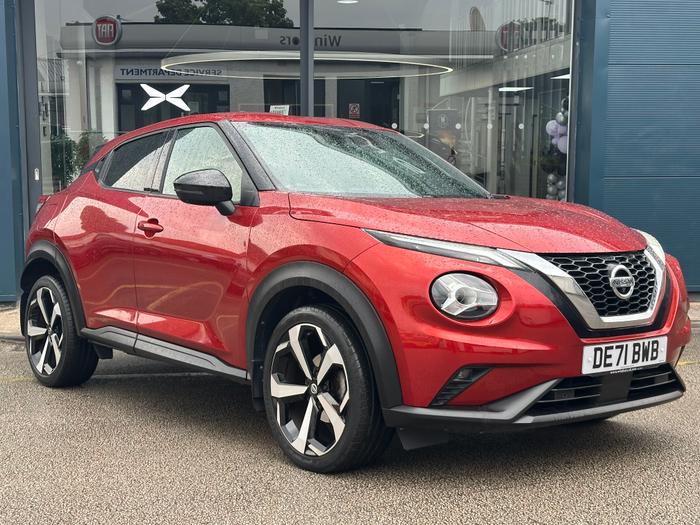 Used 2021 Nissan Juke 1.0 DIG-T Tekna SUV 5dr Petrol Manual Euro 6 (s/s) (114 ps) Red at Gravells