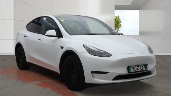 Used 2022 TESLA MODEL Y Long Range AWD 5dr Auto White at SERE Motors
