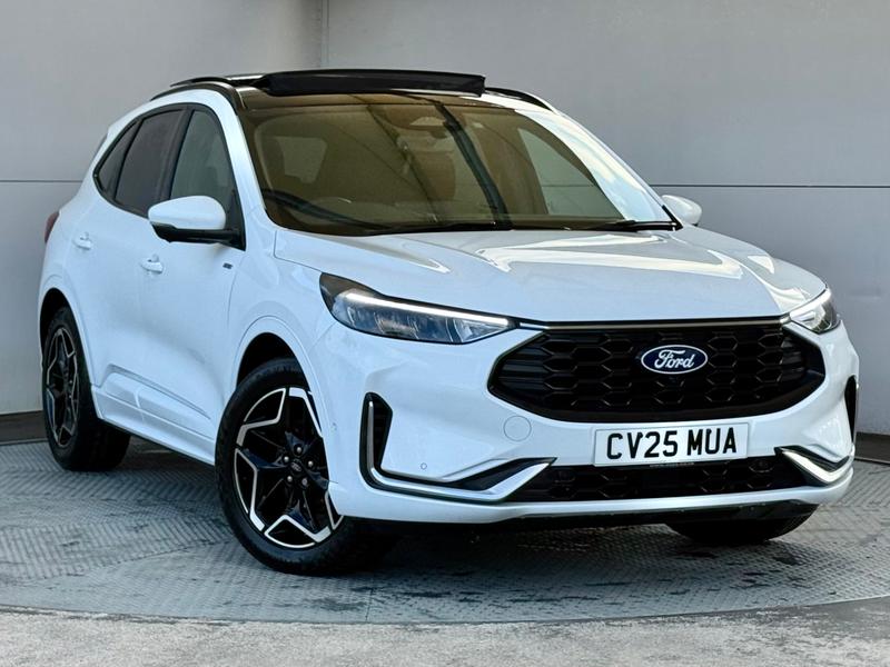 White 2025 Ford Kuga 2.5T ST-Line X (180ps) (FHEV) SUV/Crossover Front-wheel drive Automatic