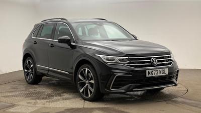 2023 VOLKSWAGEN Tiguan 1.4 TSI 13kWh R-Line SUV 5dr Petrol Plug-in Hybrid DSG Euro 6 (s/s) (245 ps) at JCT600