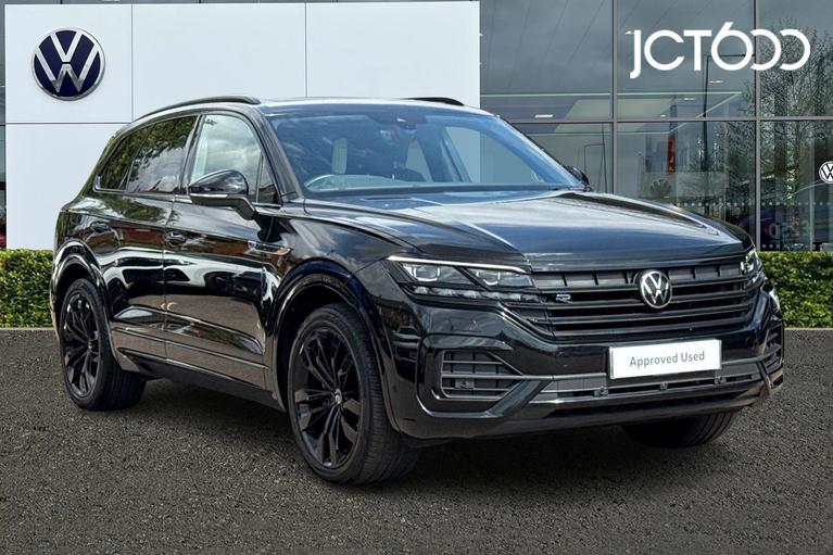 Used 2023 VOLKSWAGEN Touareg 3.0 V6 TDI 4Motion Black Edition 5dr Tip Auto Grenadilla Black at JCT600