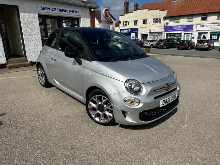 Used 2021 Fiat 500 CONNECT MHEV SILVER/BLACK at Windsors of Wallasey