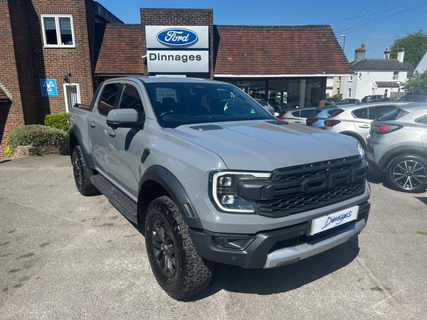 Used 2023 Ford Ranger 2.0 EcoBlue Raptor Pickup Double Cab 4dr Diesel Auto 4WD Euro 6 (s/s) (210 ps) Conquer Grey at Dinnages