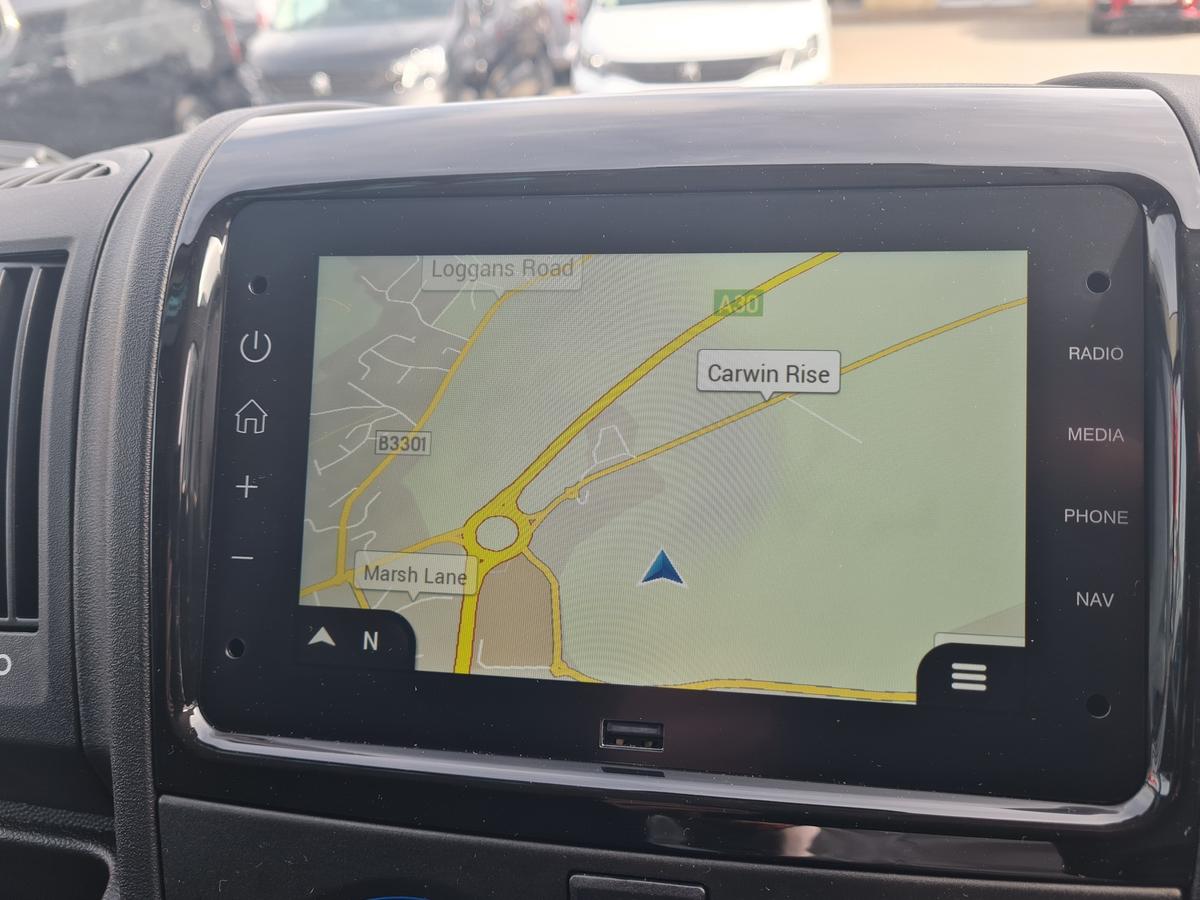 Peugeot Boxer-Navigationssystem
