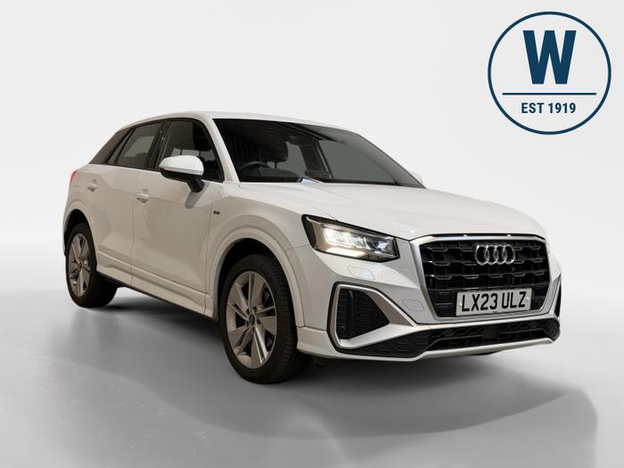 Used 2023 Audi Q2 1.5 TFSI CoD 35 S line SUV 5dr Petrol S Tronic Euro 6 (s/s) (150 ps) White at Gravells